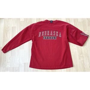 Univ of Nebraska Cornhuskers Sweatshirt Huskers Red Men's XL Choice Apparel